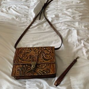 Patricia Nash Italian leather western purse!